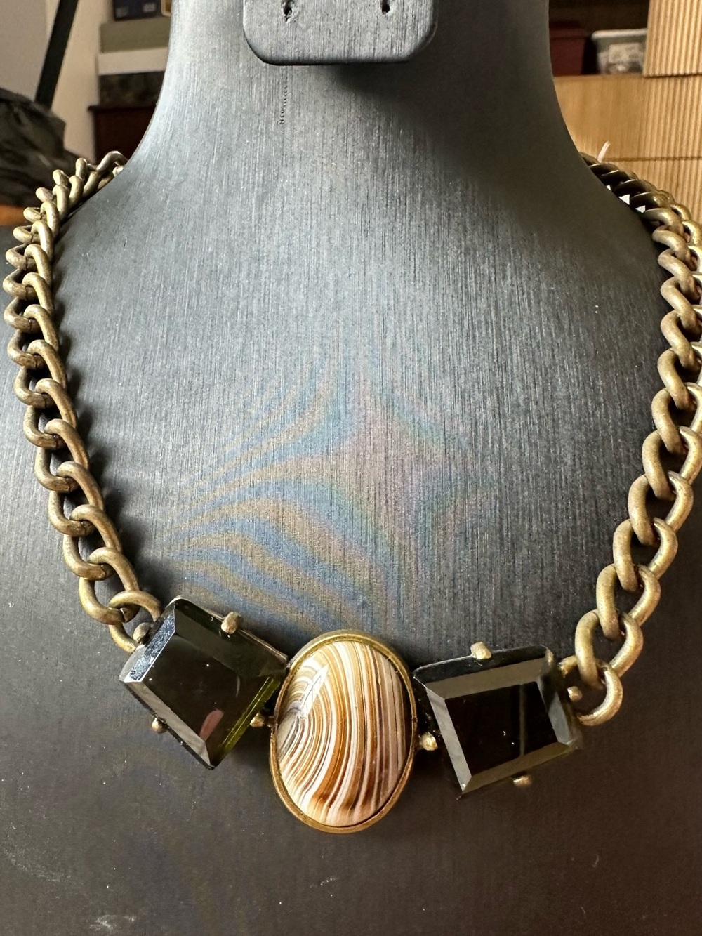 Vintage Gerard Yosca Chunky Gold-Tone Necklace
